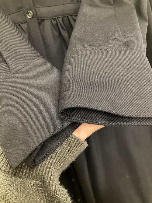 23区（ニジュウサンク）23区 (ニジュウサンク) TWビエラブザムワンピース ネイビー サイズ:38の古着・服飾アイテム