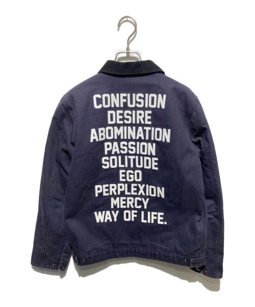 Carhartt WIP（カーハート ワークインプログレス）Carhartt WIP (カーハート ワークインプログレス) WTAPS (ダブルタップス) DETROIT JACKET ネイビー サイズ:Sの古着・服飾アイテム