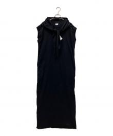 CITYSHOP（シティショップ）の古着「CUT DRESS with SCARF」｜ブラック