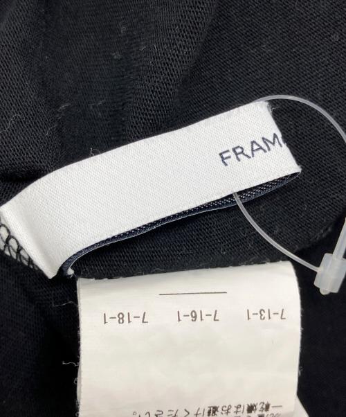 FRAMeWORK（フレームワーク）FRAMeWORK (フレームワーク) ジャージドレス ブラック サイズ:38の古着・服飾アイテム