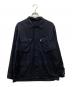 SH（エスエイチ）の古着「WOOL FATIGUE SHIRT」｜ブラック