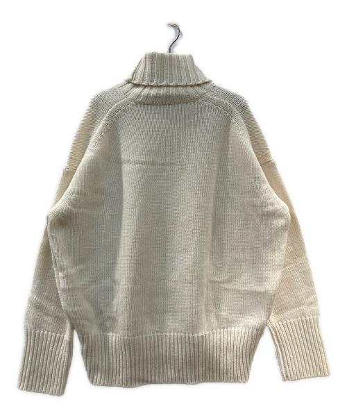 GALERIE VIE（ギャルリーヴィー）GALERIE VIE (ギャルリーヴィー) ファインウールタートルネックニット アイボリー サイズ:Mの古着・服飾アイテム