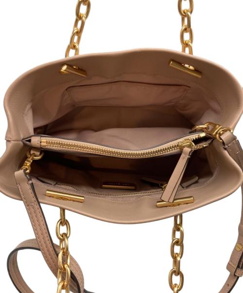 TORY BURCH（トリーバーチ）TORY BURCH (トリーバーチ) 2WAYショルダーバッグ ベージュの古着・服飾アイテム