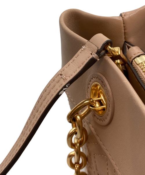 TORY BURCH（トリーバーチ）TORY BURCH (トリーバーチ) 2WAYショルダーバッグ ベージュの古着・服飾アイテム