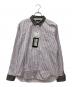 COMME des GARCONS HOMME PLUS（コムデギャルソンオムプリュス）の古着「ストライプシャツ　PH-B017」｜パープル