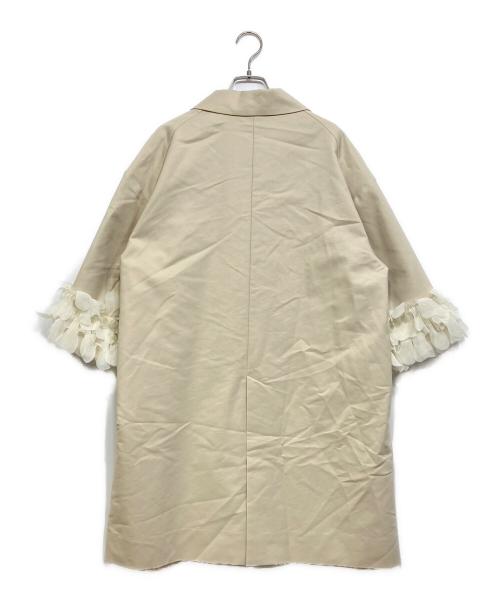 YORI（ヨリ）YORI (ヨリ) フラワーブーケコート アイボリー サイズ:36の古着・服飾アイテム
