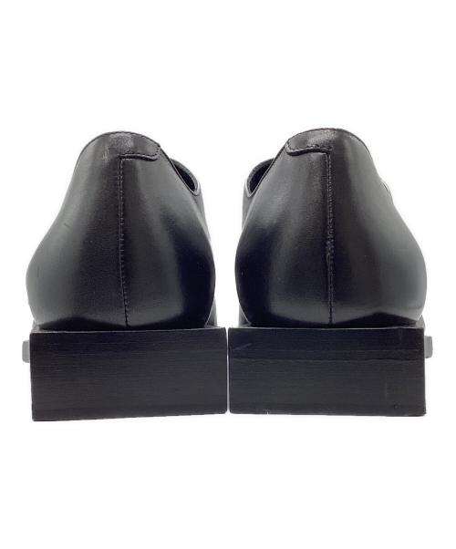 BALENCIAGA（バレンシアガ）BALENCIAGA (バレンシアガ) スクエアトゥダービーシューズ ブラック サイズ:44の古着・服飾アイテム