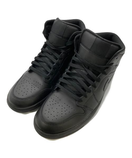 NIKE（ナイキ）NIKE (ナイキ) AIR JORDAN 1 MID ブラック サイズ:28.5cmの古着・服飾アイテム
