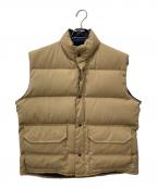Wood'sウッズ）の古着「ダウンベスト」｜ベージュ