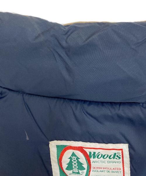 Wood's（ウッズ）Wood's (ウッズ) ダウンベスト ベージュ サイズ:Mの古着・服飾アイテム