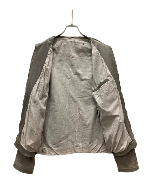 GIORGIO BRATO（ジョルジョブラッド）GIORGIO BRATO (ジョルジョブラッド) ラムレザージャケット グレー サイズ:48の古着・服飾アイテム