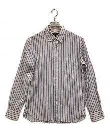 COMME des GARCONS HOMME（コムデギャルソン オム）の古着「ストライプシャツ」｜ホワイト×レッド