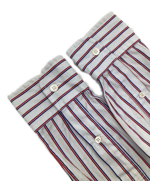 COMME des GARCONS HOMME（コムデギャルソン オム）COMME des GARCONS HOMME (コムデギャルソン オム) ストライプシャツ ホワイト×レッド サイズ:Sの古着・服飾アイテム