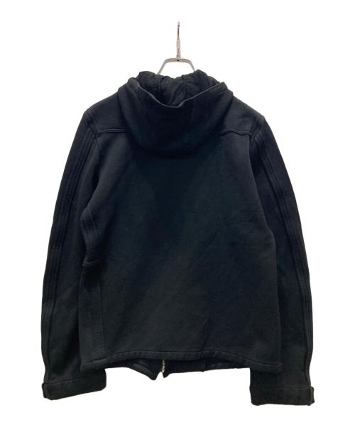 COMME des GARCONS HOMME（コムデギャルソン オム）COMME des GARCONS HOMME (コムデギャルソン オム) 10AW 縮絨ジップアップパーカー ブラック サイズ:XSの古着・服飾アイテム