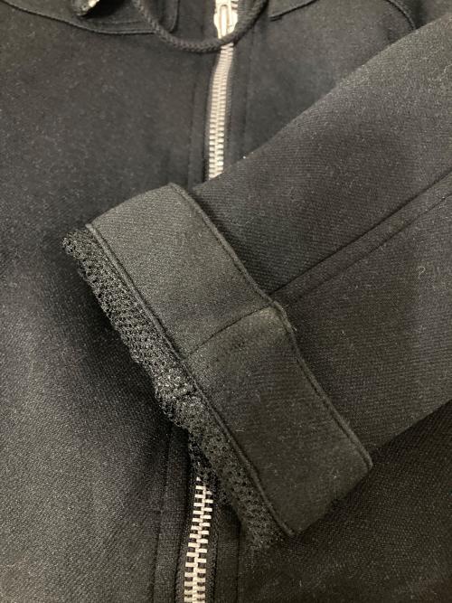 COMME des GARCONS HOMME（コムデギャルソン オム）COMME des GARCONS HOMME (コムデギャルソン オム) 10AW 縮絨ジップアップパーカー ブラック サイズ:XSの古着・服飾アイテム