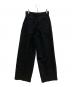 Demi-Luxe BEAMS (デミルクス ビームス) 二重織りタックパンツ ブラック サイズ:36：4000円