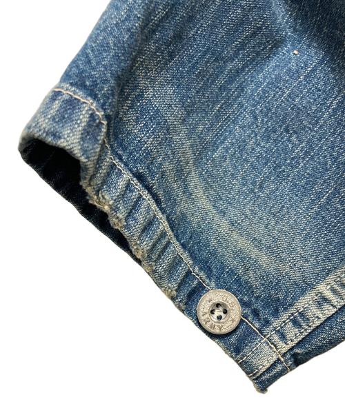 BEAMS BOY（ビームスボーイ）BEAMS BOY (ビームスボーイ) BUZZ RICKSON’s (バズリクソンズ) USED DENIM PULLOVER インディゴ サイズ:Mの古着・服飾アイテム