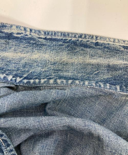 BEAMS BOY（ビームスボーイ）BEAMS BOY (ビームスボーイ) BUZZ RICKSON’s (バズリクソンズ) USED DENIM PULLOVER インディゴ サイズ:Mの古着・服飾アイテム