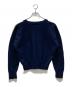Sandro (サンドロ) スナップ袖ニット ネイビー サイズ:2：4000円