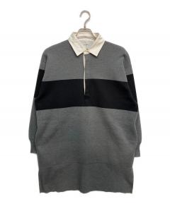 中古・古着通販】NKNIT (ンニット) mix gauge logo KNIT shirts
