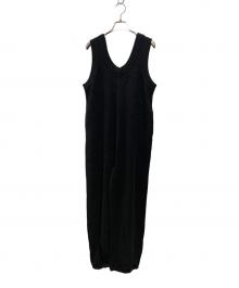 TODAYFUL（トゥデイフル）の古着「Cottonlinen Rough Combinaison」｜ブラック