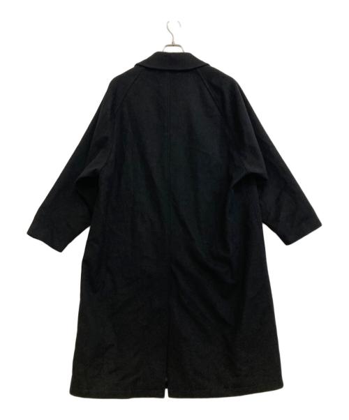 TOMORROW LAND（トゥモローランド）TOMORROW LAND (トゥモローランド) ウールカシミヤメルトン ステンカラーコート ブラック サイズ:Sの古着・服飾アイテム