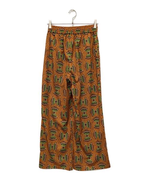 JOURNAL STANDARD relume（ジャーナルスタンダード レリューム）JOURNAL STANDARD relume (ジャーナルスタンダード レリューム) アフリカンプリントパンツ オレンジ サイズ:Freeの古着・服飾アイテム