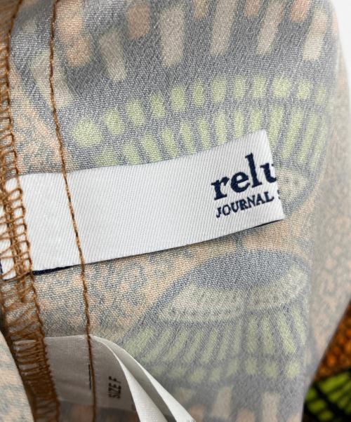 JOURNAL STANDARD relume（ジャーナルスタンダード レリューム）JOURNAL STANDARD relume (ジャーナルスタンダード レリューム) アフリカンプリントパンツ オレンジ サイズ:Freeの古着・服飾アイテム