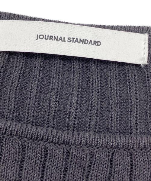 JOURNAL STANDARD（ジャーナルスタンダード）JOURNAL STANDARD (ジャーナルスタンダード) アイスコットン リブハーフスリーブ グレー サイズ:Freeの古着・服飾アイテム