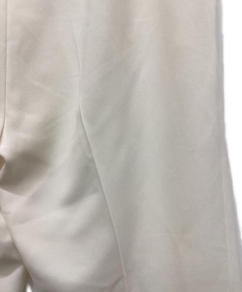 MaxMara（マックスマーラ）MaxMara (マックスマーラ) タックパンツ アイボリー サイズ:42の古着・服飾アイテム