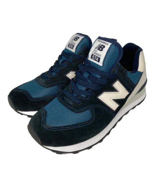 NEW BALANCE（ニューバランス）NEW BALANCE (ニューバランス) ローカットスニーカー ネイビー サイズ:27.5cmの古着・服飾アイテム