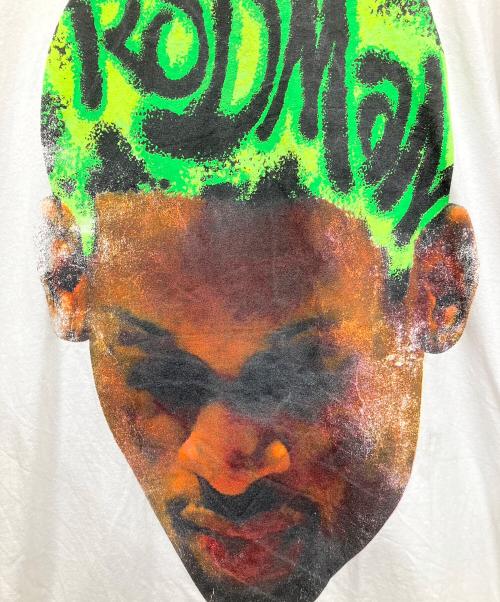 RODMAN（ロッドマン）RODMAN (ロッドマン) プリントTシャツ ホワイト サイズ:Lの古着・服飾アイテム