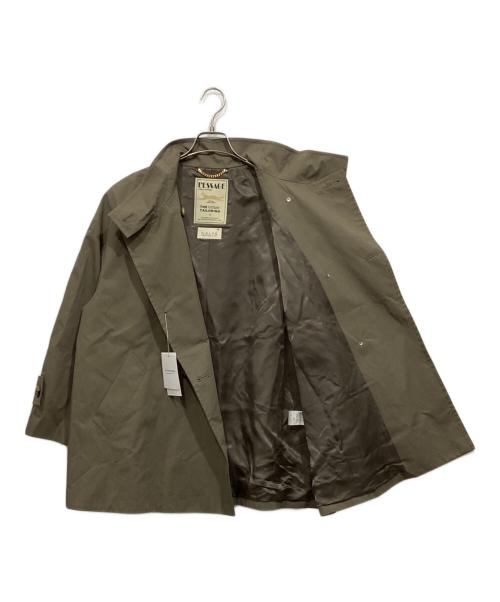 journal standard L'essage（ジャーナルスタンダード レサージュ）journal standard L'essage (ジャーナルスタンダード レサージュ) NALYA スタンドショートコート カーキ サイズ:F 未使用品の古着・服飾アイテム