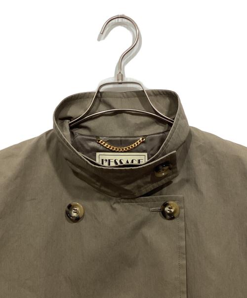 journal standard L'essage（ジャーナルスタンダード レサージュ）journal standard L'essage (ジャーナルスタンダード レサージュ) NALYA スタンドショートコート カーキ サイズ:F 未使用品の古着・服飾アイテム