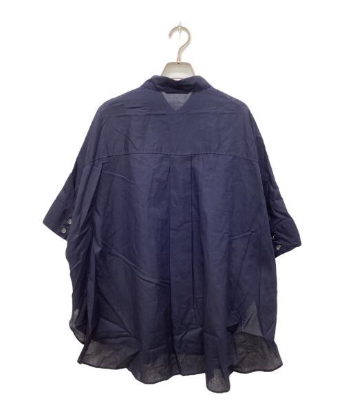Spick and Span（スピック＆スパン）Spick and Span (スピック＆スパン) コットンリネンドルマンスリーブシャツ ネイビー サイズ:Freeの古着・服飾アイテム