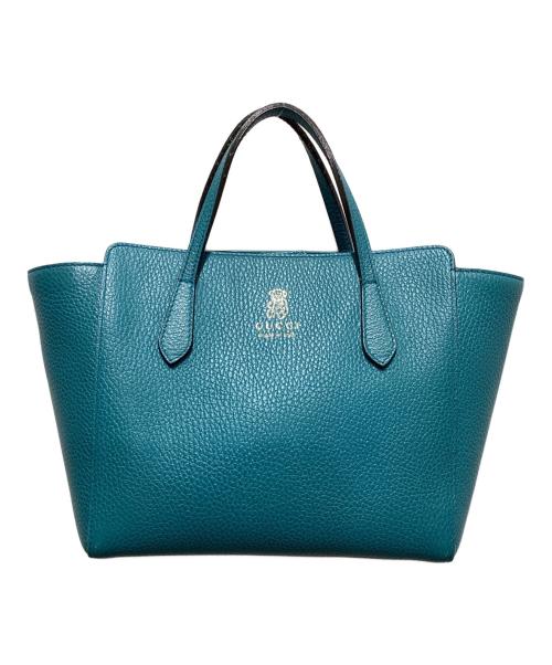 GUCCI（グッチ）GUCCI (グッチ) チルドレンズ スウィング トートバッグ ブルーの古着・服飾アイテム