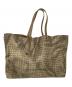 BOTTEGA VENETA（ボッテガベネタ）の古着「イントレッチオリュージョン　プリントトートバッグ」｜カーキ