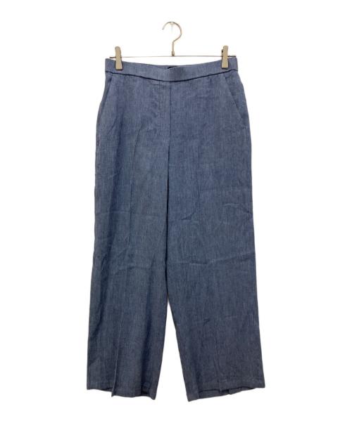 theory（セオリー）theory (セオリー) リネン混パンツ ブルー サイズ:4の古着・服飾アイテム