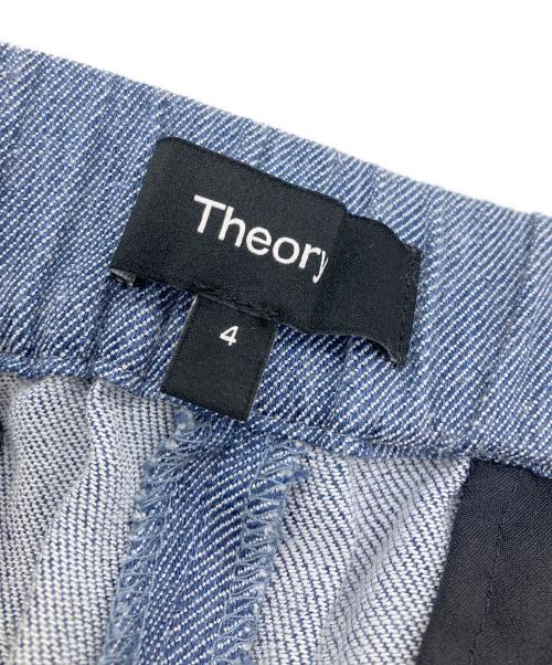 theory（セオリー）theory (セオリー) リネン混パンツ ブルー サイズ:4の古着・服飾アイテム