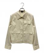theoryセオリー）の古着「GOOD CRUNCH W CASUAL LS JKT」｜アイボリー
