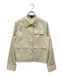 theory（セオリー）の古着「GOOD CRUNCH W CASUAL LS JKT」｜アイボリー