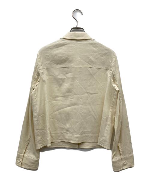 theory（セオリー）theory (セオリー) GOOD CRUNCH W CASUAL LS JKT アイボリー サイズ:Sの古着・服飾アイテム