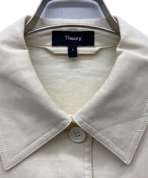 theory（セオリー）theory (セオリー) GOOD CRUNCH W CASUAL LS JKT アイボリー サイズ:Sの古着・服飾アイテム
