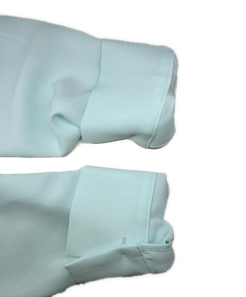 theory luxe（セオリーリュクス）theory luxe (セオリーリュクス) GALI MARVINEギャザーブラウス ミントグリーン サイズ:38の古着・服飾アイテム