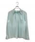 theory luxe（セオリーリュクス）の古着「GALI MARVINEギャザーブラウス」｜ミントグリーン