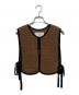 TODAYFUL（トゥデイフル）の古着「Cordyarn Piping Vest」｜ブラウン