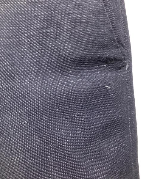 JOHN SMEDLEY（ジョンスメドレー）JOHN SMEDLEY (ジョンスメドレー) ウールリネンパンツ スラックス ネイビー サイズ:Lの古着・服飾アイテム