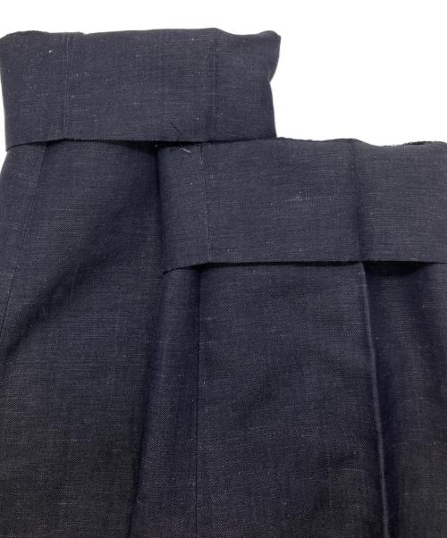 JOHN SMEDLEY（ジョンスメドレー）JOHN SMEDLEY (ジョンスメドレー) ウールリネンパンツ スラックス ネイビー サイズ:Lの古着・服飾アイテム