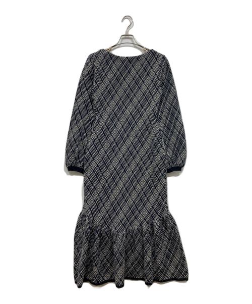HER LIP TO（ハーリップトゥ）HER LIP TO (ハーリップトゥ) Vosges Jacquard Knit Dress ブラック サイズ:Sの古着・服飾アイテム