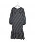 HER LIP TO（ハーリップトゥ）の古着「Vosges Jacquard Knit Dress」｜ブラック